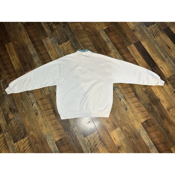 Vintage Morning Sun Floral Pattern Sweatshirt Sweater Women’s Large Made In USA - Picture 5 of 5